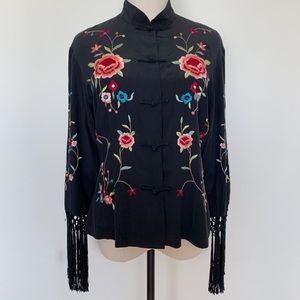 Colorful Silk Tassel Top